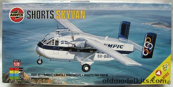 Airfix 1/72 Short Skyvan NASA-Austrian-Olympic Airlines, 04018 plastic model kit